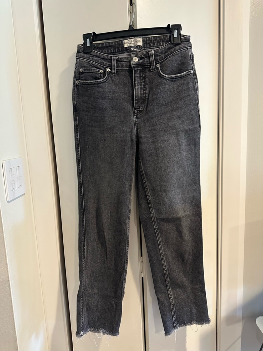 We The Free Straight-Leg Jeans in Washed Black